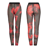 2024 PUNK tie-dyed mesh leggings