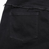 Punk decadent cross patch straight pants