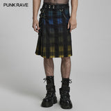 Punk gradient scottish kilt