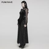 Goth Gorgeous Velvet  Lace Dress