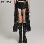 Sweet cool Gradient mesh skirt