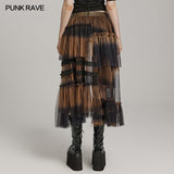 Sweet cool Gradient mesh skirt