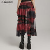 Sweet cool Gradient mesh skirt