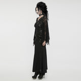 Gothic Bat Sleeves Visual Dress