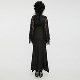 Gothic Bat Sleeves Visual Dress