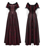 Goth retro velvet formal dress