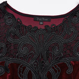 Goth Sexy Velvet Lace Dress