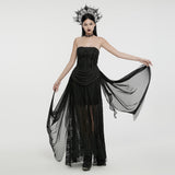 Goth 3D Embroidered Dress