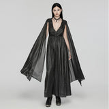 GothDeep V-neck dress