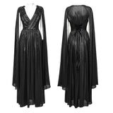 GothDeep V-neck dress