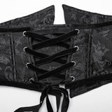 Goth Dark Mesh Detachable Corset