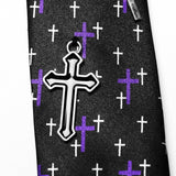 Punk 3D Metal Cross Tie