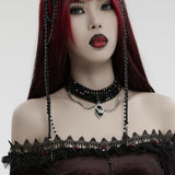 Goth Noble Bat Choker