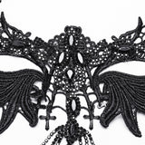 Gothic Black Wing Gorgeous Necklace