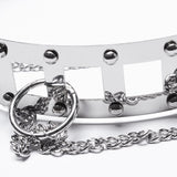 Punk Rivet Metal Belt