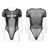 PUNK Sexy Mesh Bodysuit