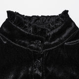 Retro Velvet Goth Shirt