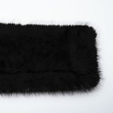 Punk personalized short fur jacket