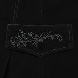 Goth Exquisite Embroidered Coat