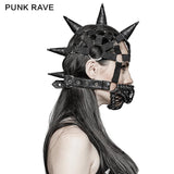 Punk Dark Evil Demon Hood With Drawstring Mask Personality Accessories