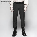 Pinstripe Simple Fitness Chino Punk Pants