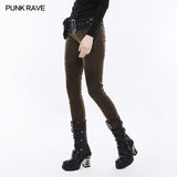 Daily Personality Military Uniform Punk Pants