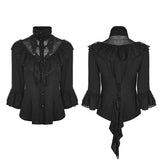 Gothic Phoenix Tail Three-Quarter Sleeves Shirt For Women