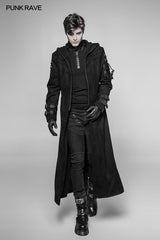 Diablo Assassin Killer Dark Punk Hooded Long Coat Jacket For Men