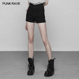 Back Cross Hollow Denim Tight Shorts Pants For Women