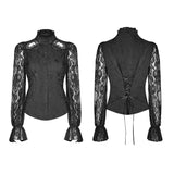 Gorgeous Gothic Lace Shirt Long Sleeve Vintage Blouse