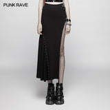 Punk Sexy Slim Fit Split Half Skirt