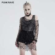 Punk daily big mesh T-shirt