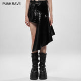 Metallic Rock Irregular Skirt