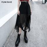 Sexy chiffon mid-length skirt