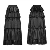 Gothic Multi Layered Dress With Elastic Band