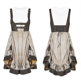 Steam Punk Lolita Dress With Lace-up Back