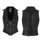 Doomsday ruins metal punk vest