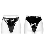 Glamour Tight High Waist Glossy PU T-back or THORNG