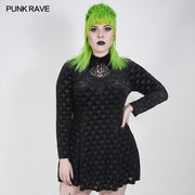 Goth dark night vines dress