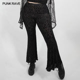 Dark Goth flared pants