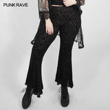 Dark Goth flared pants