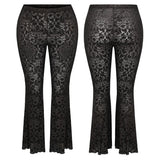 Dark Goth flared pants