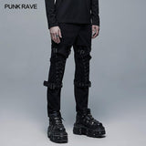 Punk Crisscross Long Pants