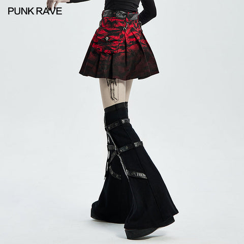 Dip dye  PUNK A hem half skirt