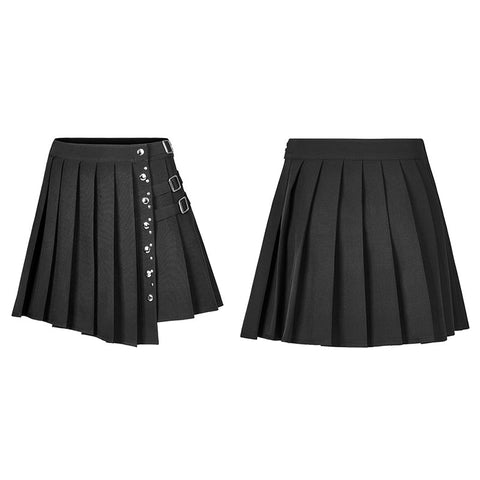 2022 Punk pleated skirt