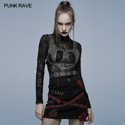 Punk hollow-out vest