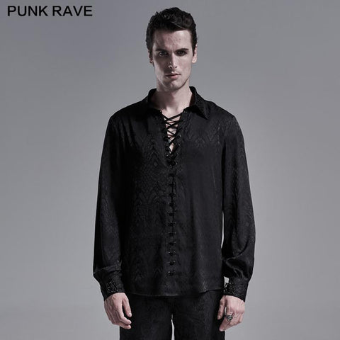 Gothic jacquard shirt