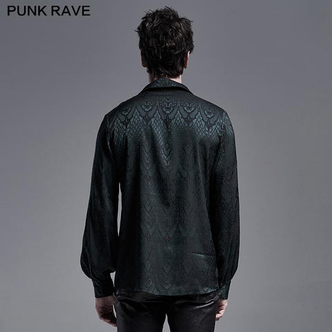 Gothic jacquard shirt