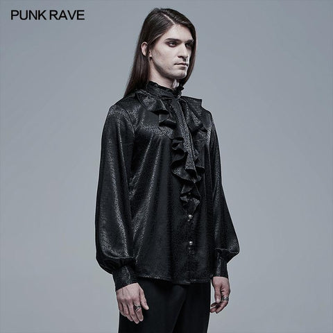 Gothic Vampire Count Long Sleeve Shirt