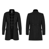 Goth faux wool coat